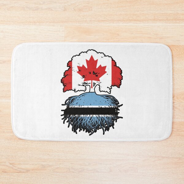 Item preview, Botswana Botswanian Canadian Canada Tree Roots Flag designed and sold by FlagX.