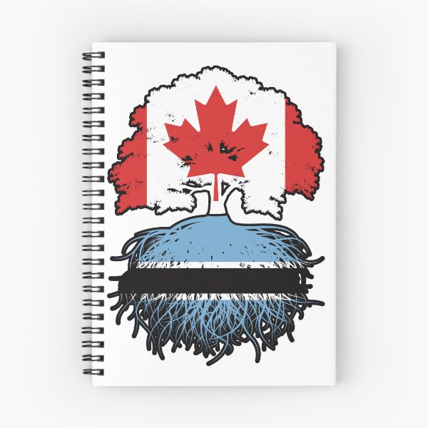 Item preview, Botswana Botswanian Canadian Canada Tree Roots Flag designed and sold by FlagX.