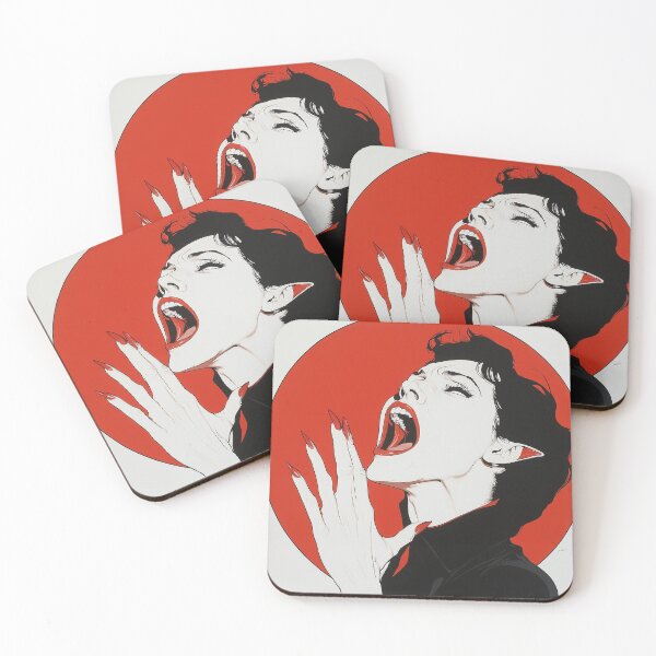 Item preview, Screaming Vampire Art with Retro Flair designed and sold by ShmoneyFace.