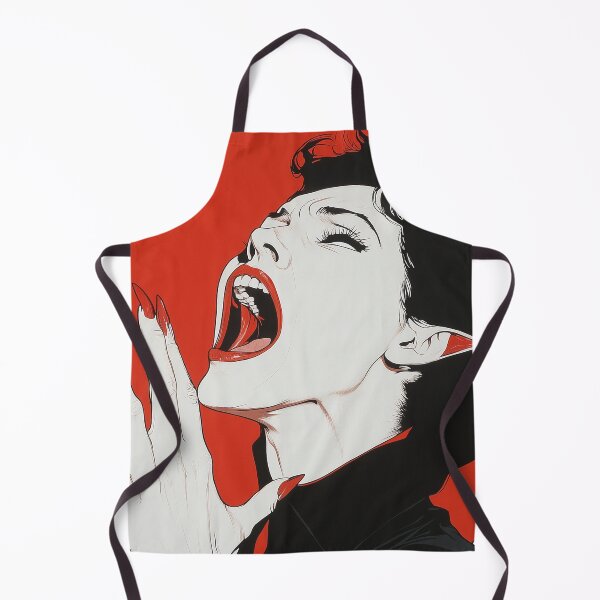 Item preview, Screaming Vampire Art with Retro Flair designed and sold by ShmoneyFace.
