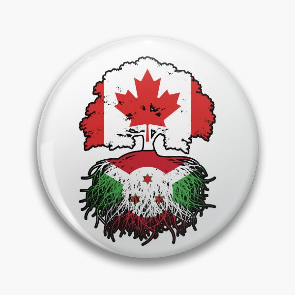 Item preview, Burundi Burundian Canadian Canada Tree Roots Flag designed and sold by FlagX.