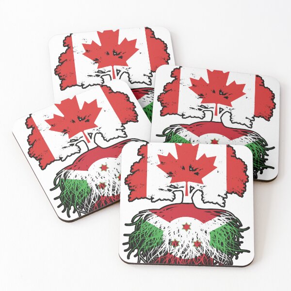Item preview, Burundi Burundian Canadian Canada Tree Roots Flag designed and sold by FlagX.