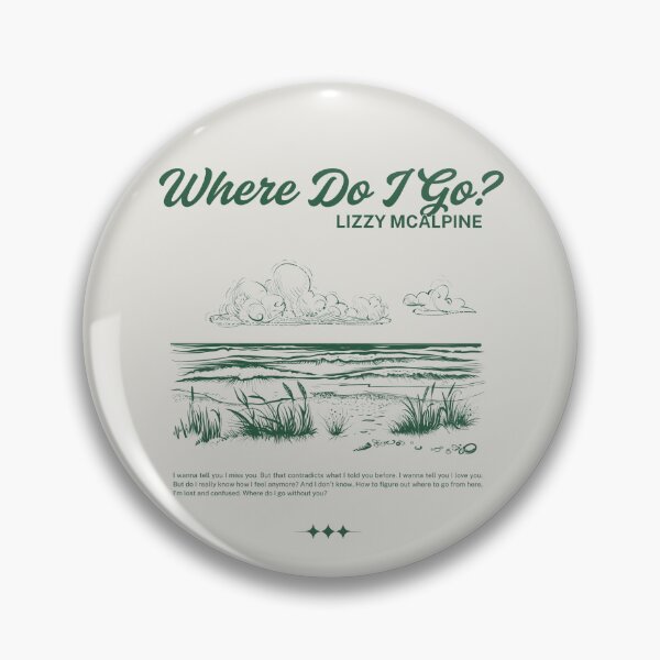 Item preview, Lizzy McAlpine Where Do I Go Song Lyrics designed and sold by josewuu.