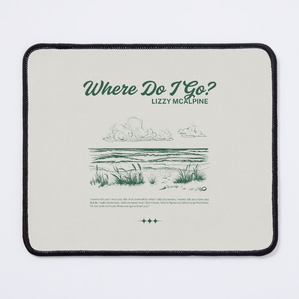 Item preview, Lizzy McAlpine Where Do I Go Song Lyrics designed and sold by josewuu.