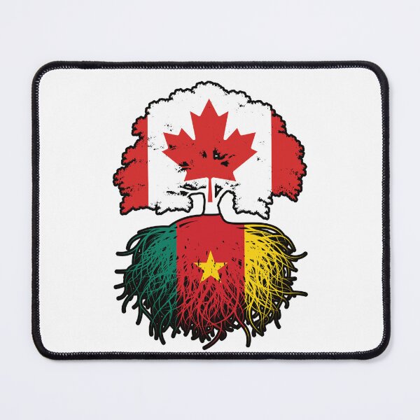 Item preview, Cameroon Cameroonian Canadian Canada Tree Roots Flag designed and sold by FlagX.