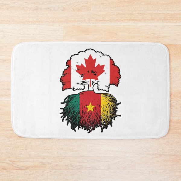Item preview, Cameroon Cameroonian Canadian Canada Tree Roots Flag designed and sold by FlagX.