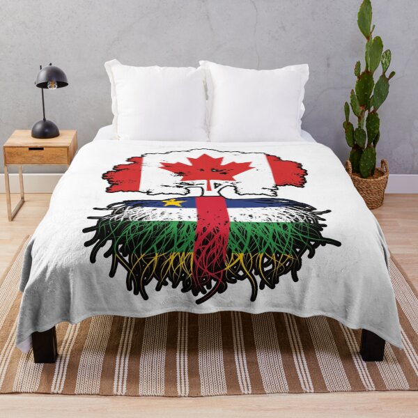 Item preview, Central African Republic Central African Canadian Canada Tree Roots Flag designed and sold by FlagX.