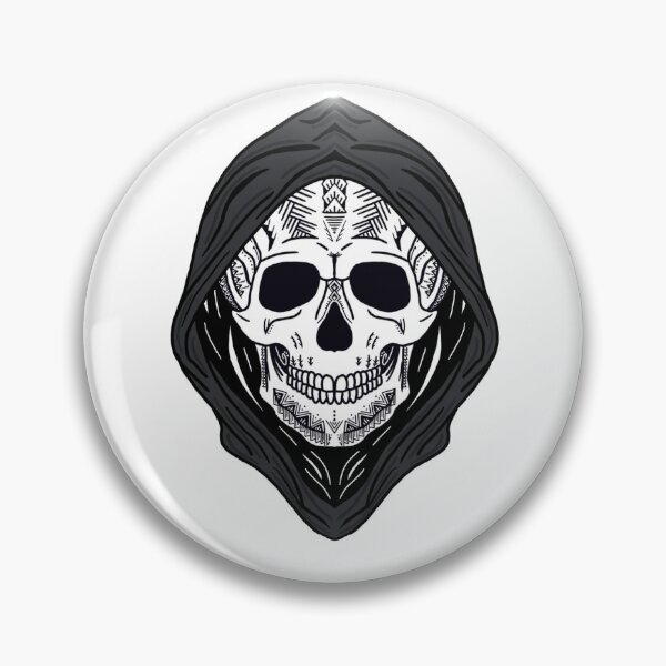 Item preview, Hooded Tribal Human Skull designed and sold by Steeb757.