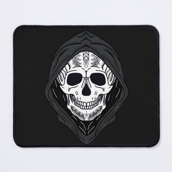 Item preview, Hooded Tribal Human Skull designed and sold by Steeb757.