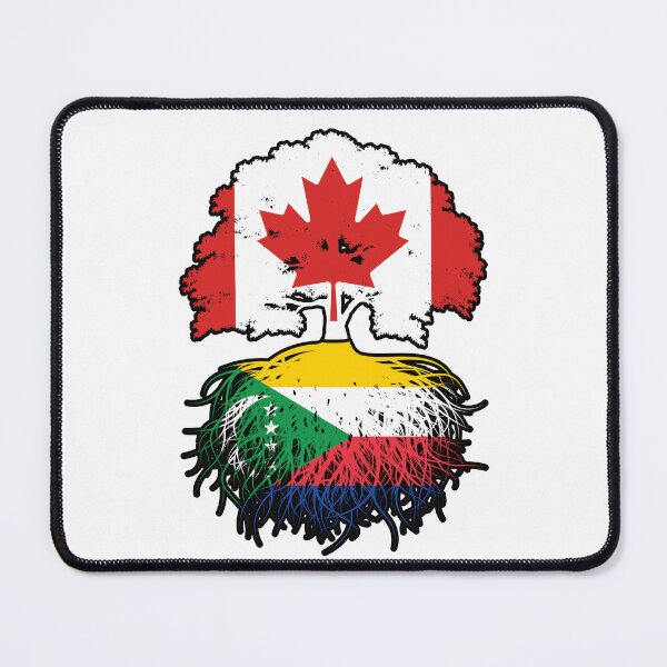 Item preview, Comoros Comorian Canadian Canada Tree Roots Flag designed and sold by FlagX.