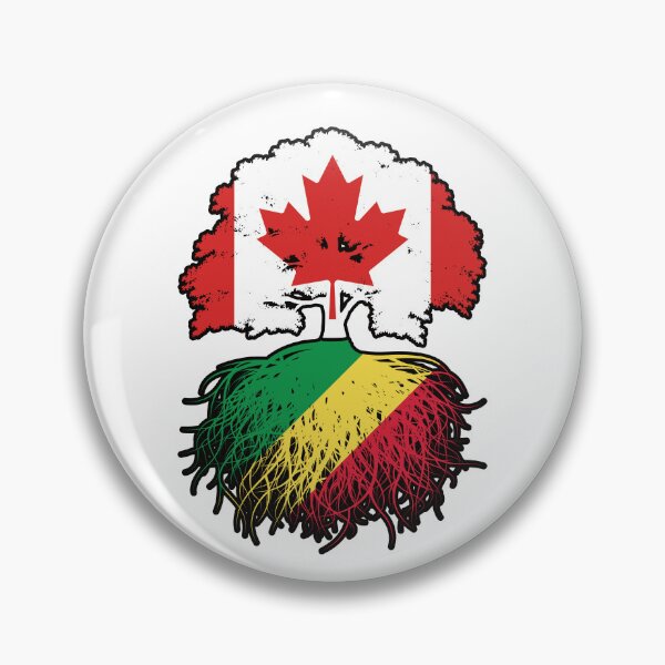 Item preview, Congo Congolese Canadian Canada Tree Roots Flag designed and sold by FlagX.