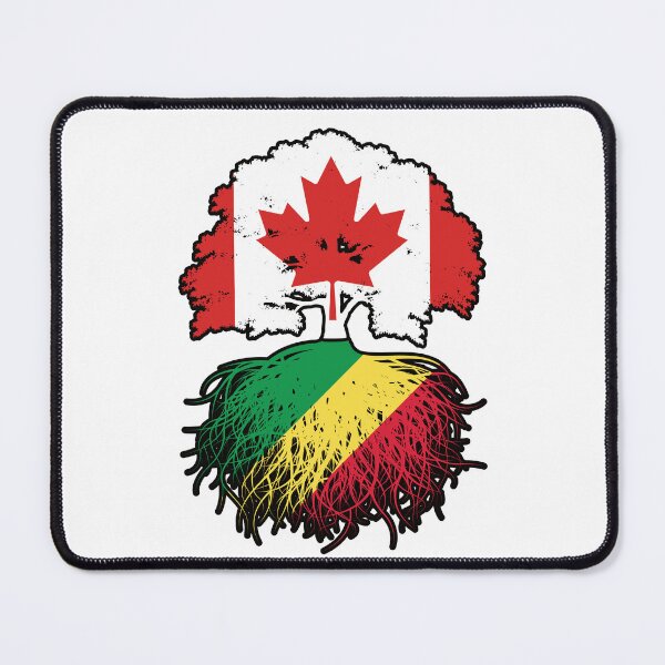 Item preview, Congo Congolese Canadian Canada Tree Roots Flag designed and sold by FlagX.
