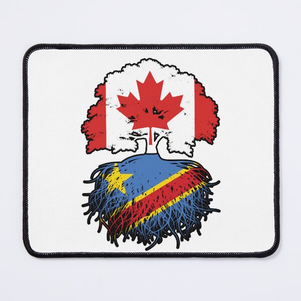 Item preview, Congo Congolese Canadian Canada Tree Roots Flag designed and sold by FlagX.