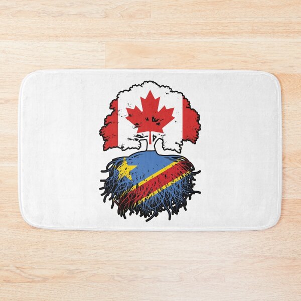 Item preview, Congo Congolese Canadian Canada Tree Roots Flag designed and sold by FlagX.