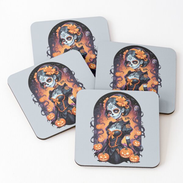 Item preview, Sugar Skull Girl Halloween 12 designed and sold by A78-Designs.