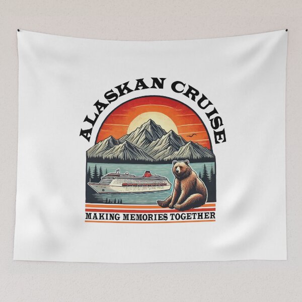 Item preview, Alaska Cruise Vacation:  Beautiful Mountains and Serene OceanViews Colorful T Shirt or Gift designed and sold by Millie8282.