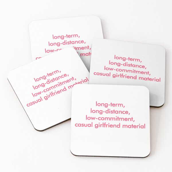 Item preview, Long-term, long-distance, low-commitment, casual girlfriend material designed and sold by the little fennec.