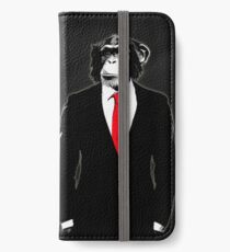 Domestizierter Affe iPhone Flip-Case/Hülle/Klebefolie