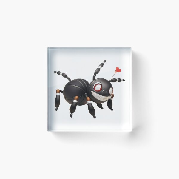 Item preview, Smiling Spider with Heart Antenna - Cute and Playful Spider Design designed and sold by Cherry-Cat.