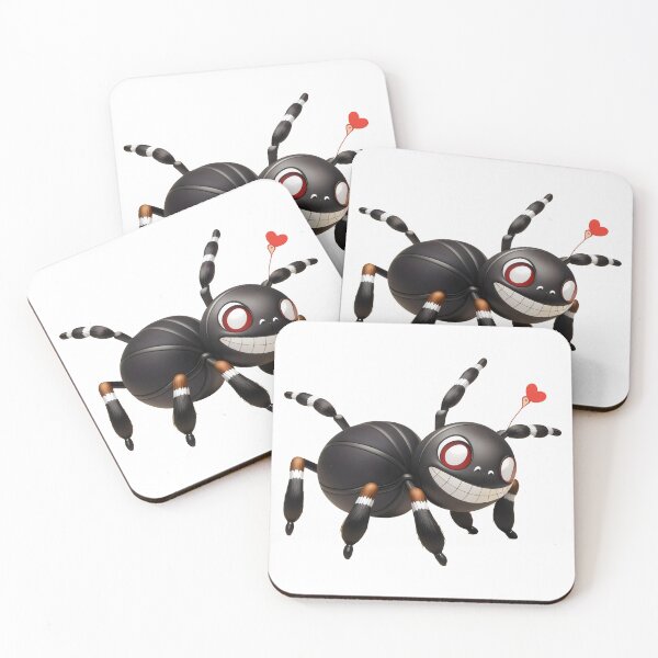 Item preview, Smiling Spider with Heart Antenna - Cute and Playful Spider Design designed and sold by Cherry-Cat.