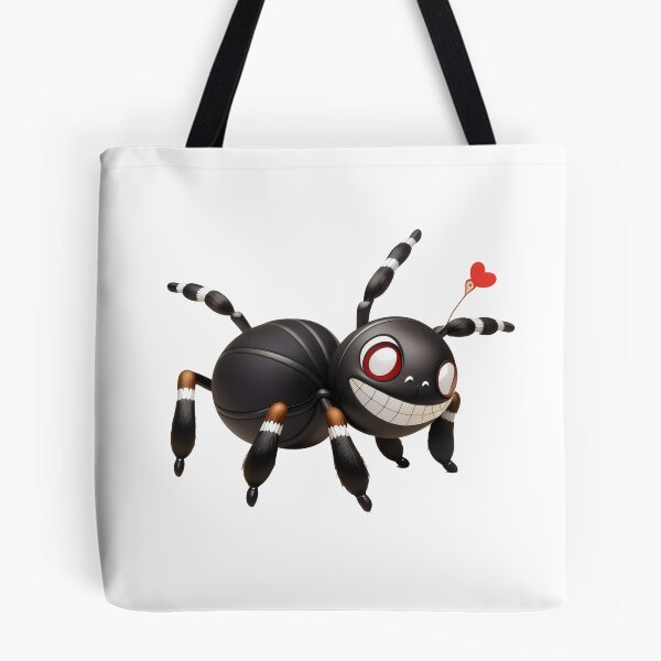 Item preview, Smiling Spider with Heart Antenna - Cute and Playful Spider Design designed and sold by Cherry-Cat.