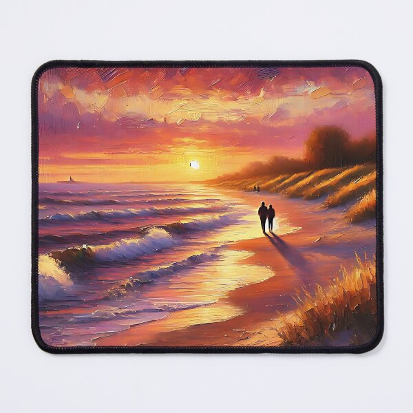Item preview, Romantic Sunset Beach Walk designed and sold by Indigo-Alan.