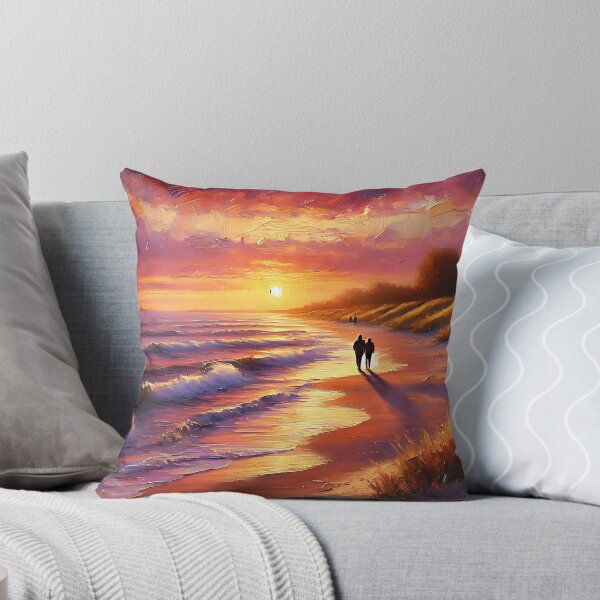 Item preview, Romantic Sunset Beach Walk designed and sold by Indigo-Alan.