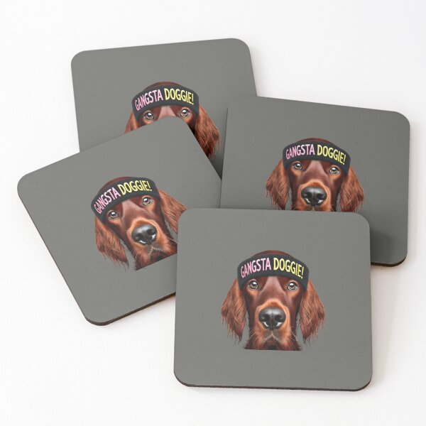 Item preview, Irish Setter Gangsta Doggie! designed and sold by LaPaz361.