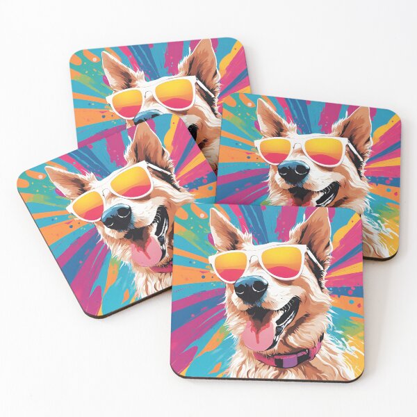 Item preview, Vibrant Happy Dog designed and sold by Harprints.Studio.