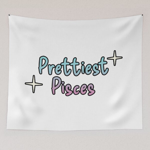 Item preview, Prettiest Pisces Zodiac Sign designed and sold by tionacreates.
