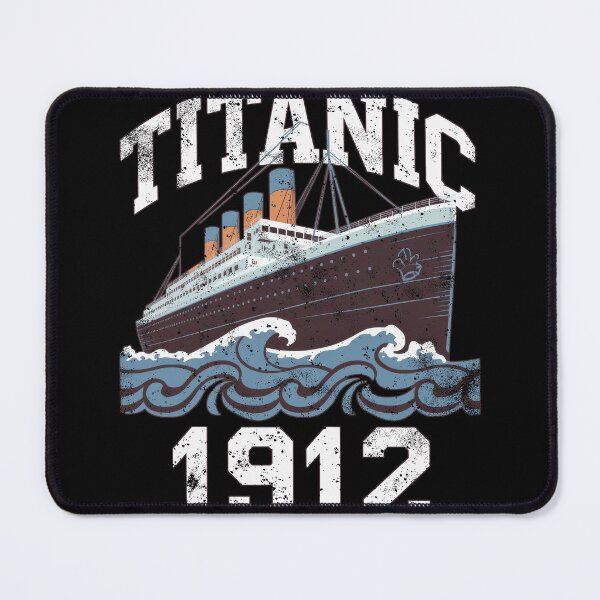Item preview, Titanic Ship and Iceberg - Funny Vintage Memorabilia Design designed and sold by Flying Jake.