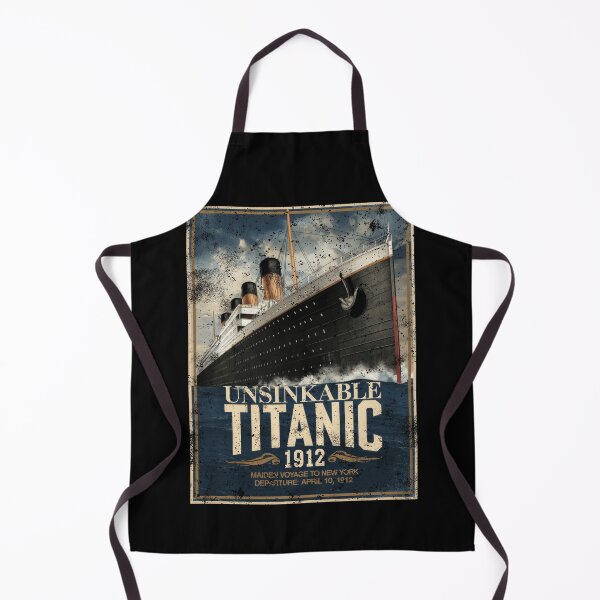 Item preview, Titanic Ship and Iceberg - Funny Vintage Memorabilia Design designed and sold by Flying Jake.