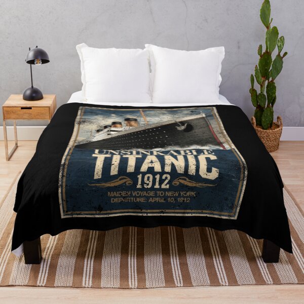 Item preview, Titanic Ship and Iceberg - Funny Vintage Memorabilia Design designed and sold by Flying Jake.