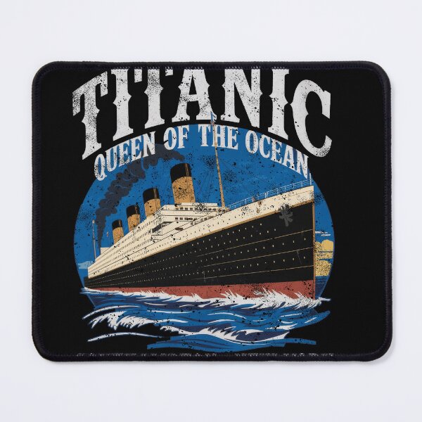 Item preview, Titanic Ship and Iceberg - Funny Vintage Memorabilia Design designed and sold by Flying Jake.