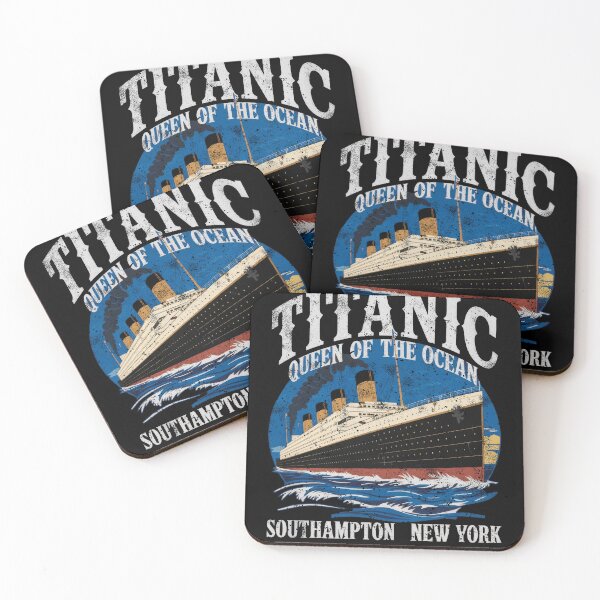 Item preview, Titanic Ship and Iceberg - Funny Vintage Memorabilia Design designed and sold by Flying Jake.