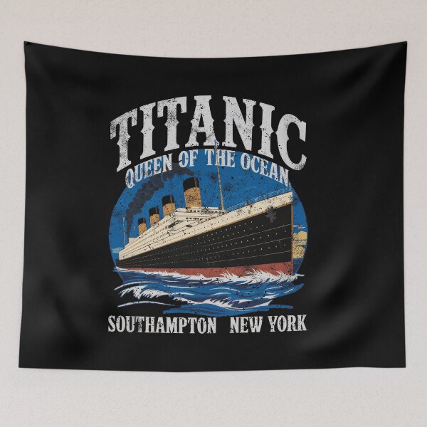 Item preview, Titanic Ship and Iceberg - Funny Vintage Memorabilia Design designed and sold by Flying Jake.