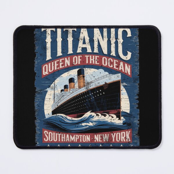 Item preview, Titanic Ship and Iceberg - Funny Vintage Memorabilia Design designed and sold by Flying Jake.