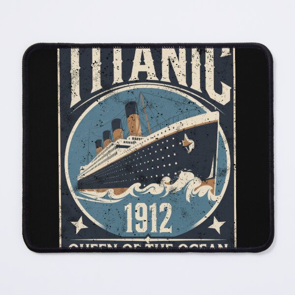 Item preview, Titanic Ship and Iceberg - Funny Vintage Memorabilia Design designed and sold by Flying Jake.
