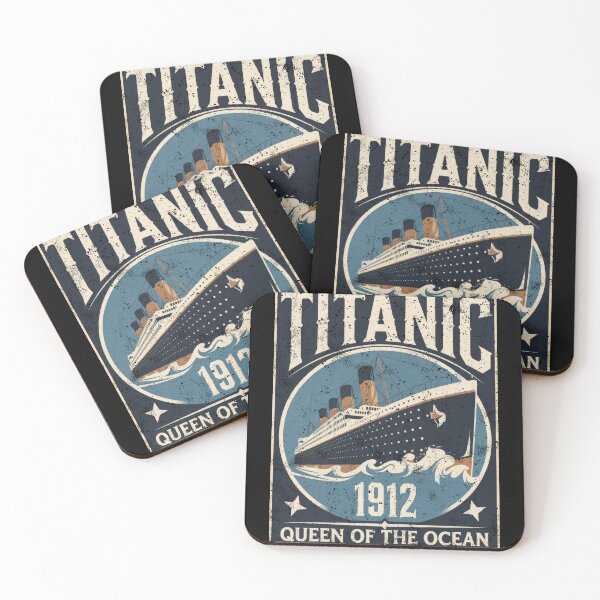 Item preview, Titanic Ship and Iceberg - Funny Vintage Memorabilia Design designed and sold by Flying Jake.