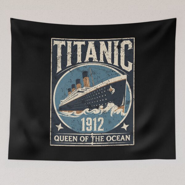 Item preview, Titanic Ship and Iceberg - Funny Vintage Memorabilia Design designed and sold by Flying Jake.