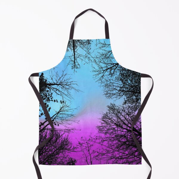 Item preview, Serene Forest Treetops Silhouette with Blue and Magenta Sky designed and sold by Fredster1966.