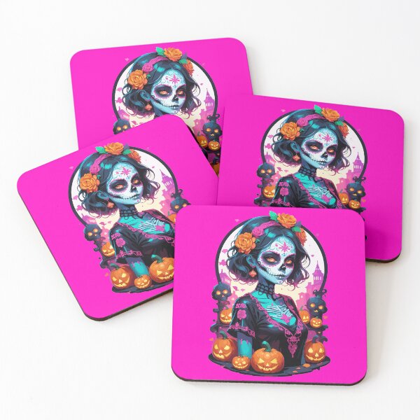 Item preview, Sugar Skull Girl Halloween 16 designed and sold by A78-Designs.