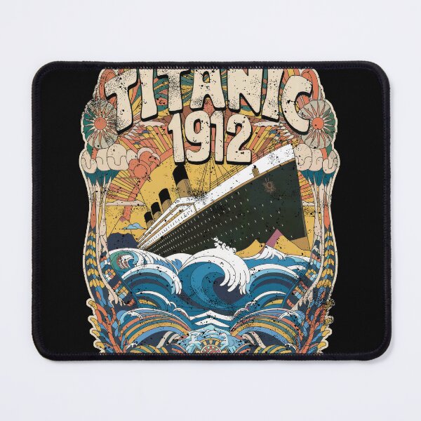 Item preview, Titanic Ship and Iceberg - Funny Vintage Memorabilia Design designed and sold by Flying Jake.