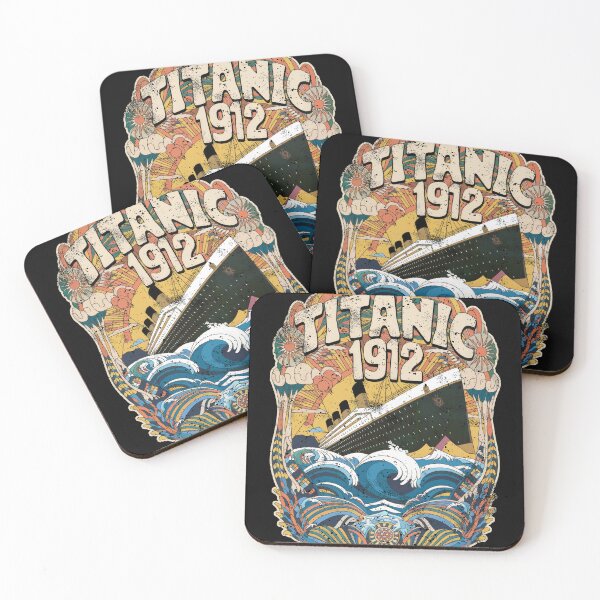 Item preview, Titanic Ship and Iceberg - Funny Vintage Memorabilia Design designed and sold by Flying Jake.