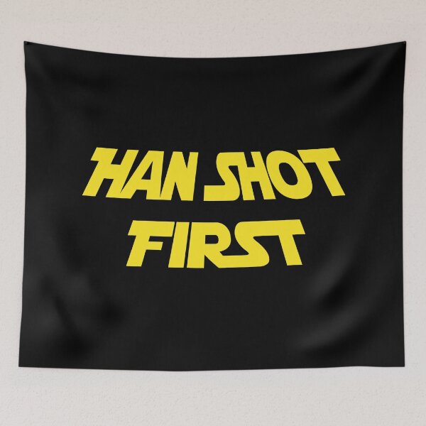 Item preview, Han Shot First designed and sold by MagicalMystery6.