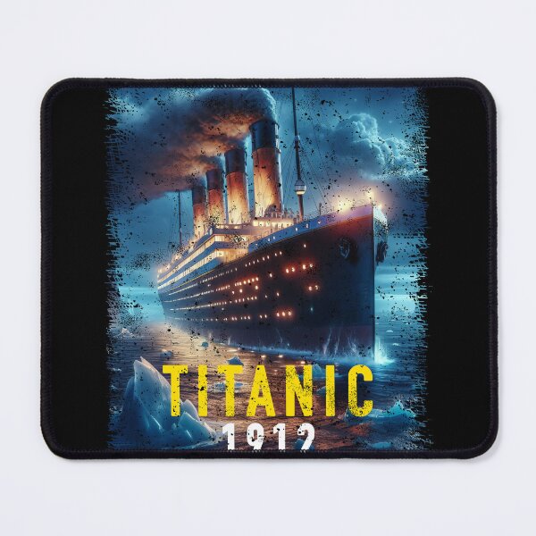 Item preview, Titanic Ship and Iceberg - Funny Vintage Memorabilia Design designed and sold by Flying Jake.