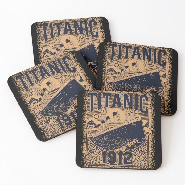 Item preview, Titanic Ship and Iceberg - Funny Vintage Memorabilia Design designed and sold by Flying Jake.