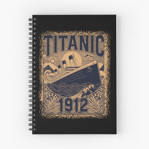 Item preview, Titanic Ship and Iceberg - Funny Vintage Memorabilia Design designed and sold by Flying Jake.
