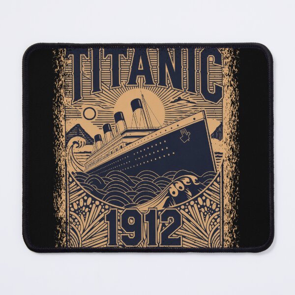 Item preview, Titanic Ship and Iceberg - Funny Vintage Memorabilia Design designed and sold by Flying Jake.