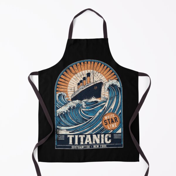 Item preview, Titanic Ship and Iceberg - Funny Vintage Memorabilia Design designed and sold by Flying Jake.